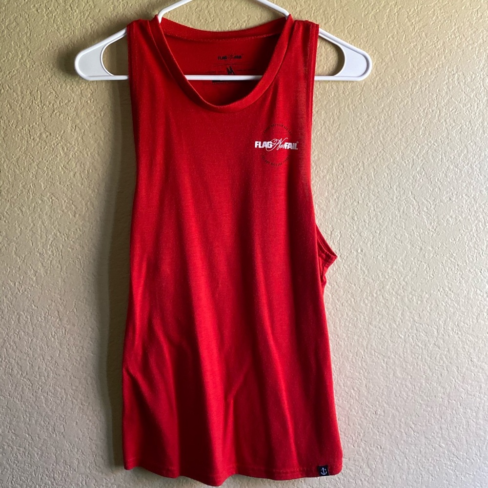 Flag Nor Fail Red Tank